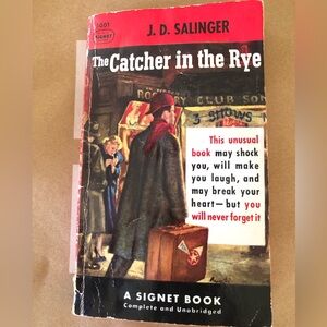 vtg Catcher in the Rye By JD Salinger Soft Cover Book